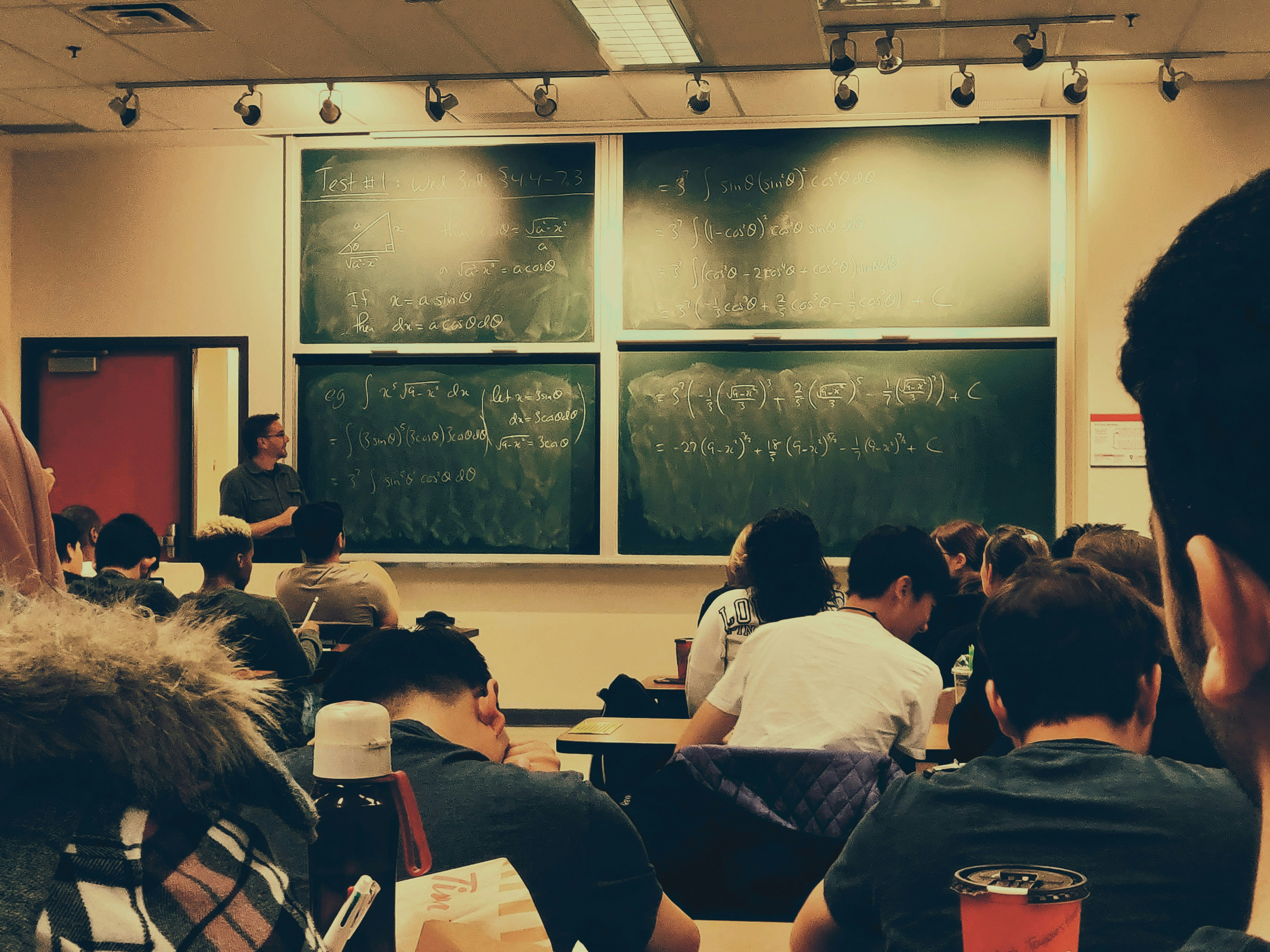 College lecture in progress — campus support and college guidance